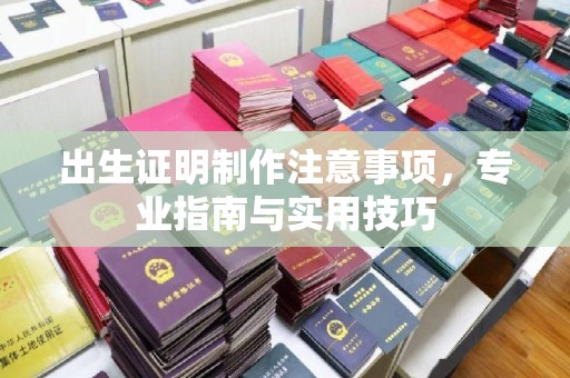 通霄出生证明制作注意事项，专业指南与实用技巧