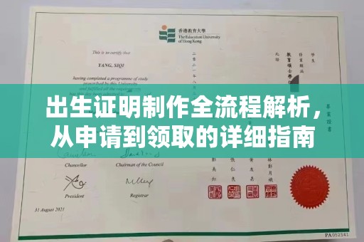 通霄出生证明制作全流程解析，从申请到领取的详细指南
