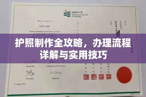 通霄护照制作全攻略，办理流程详解与实用技巧